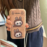 Cartoon Flip Zipper Stand Phone Case